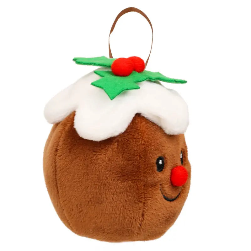 Christmas Pudding Finger Puppet Decoration