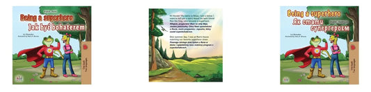 Three Dual Language Books for Kids. The books are in English and Ukrainian, and English and Polish.