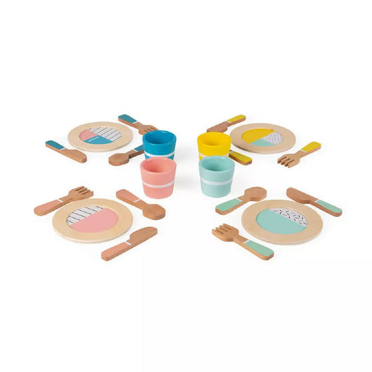 A Janod Dinnerware Set.