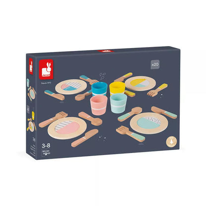 A Janod Dinnerware Set.