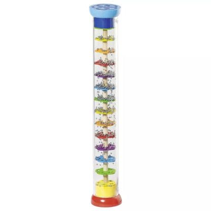 A Large Rainmaker filled with lots of different colored objects.