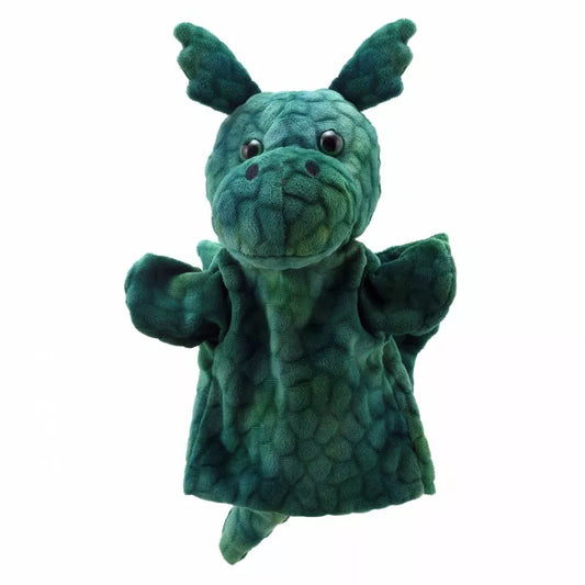The Puppet Company Green Dragon Puppet, perfect for storytelling.