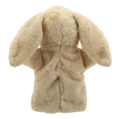 An ECO Puppet Buddies Rabbit Hand Puppet on a white background.