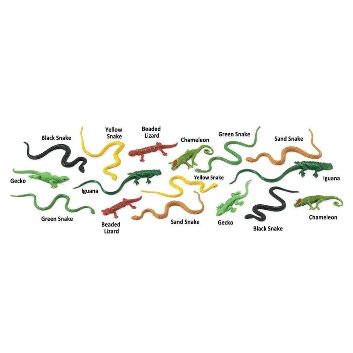 TOOBS® Figurines Reptiles Bulk Pack are shown on a white background.