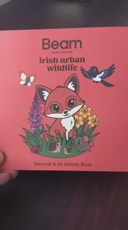 Irish Woodland Wildlife - Activity Book & Giant Colouring Poster