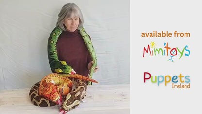 The Puppet Company Large Creature Snake Brown
